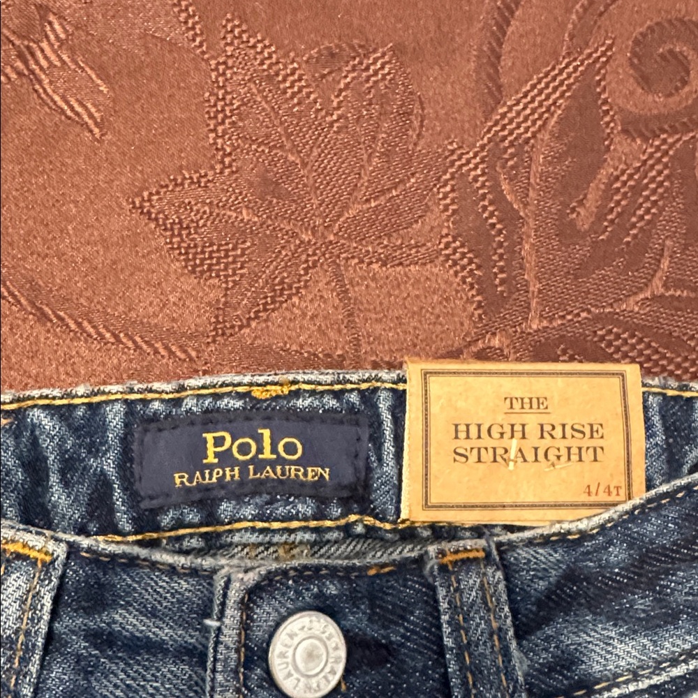 Polo Ralph Lauren High-Rise Paint Splatter Jeans. Size 4T. - Picture 8 of 13